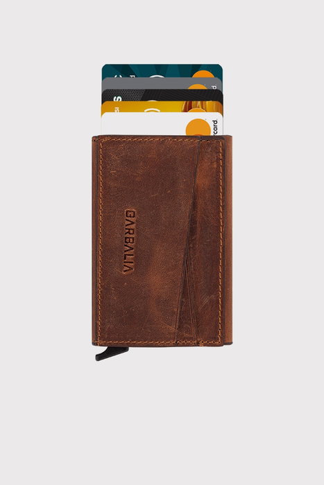 Zoozie Bags Porto - Tan Tarjetero de Piel Auténtica Zoozie Bags Porto - Tan Tarjetero de Piel Auténtica